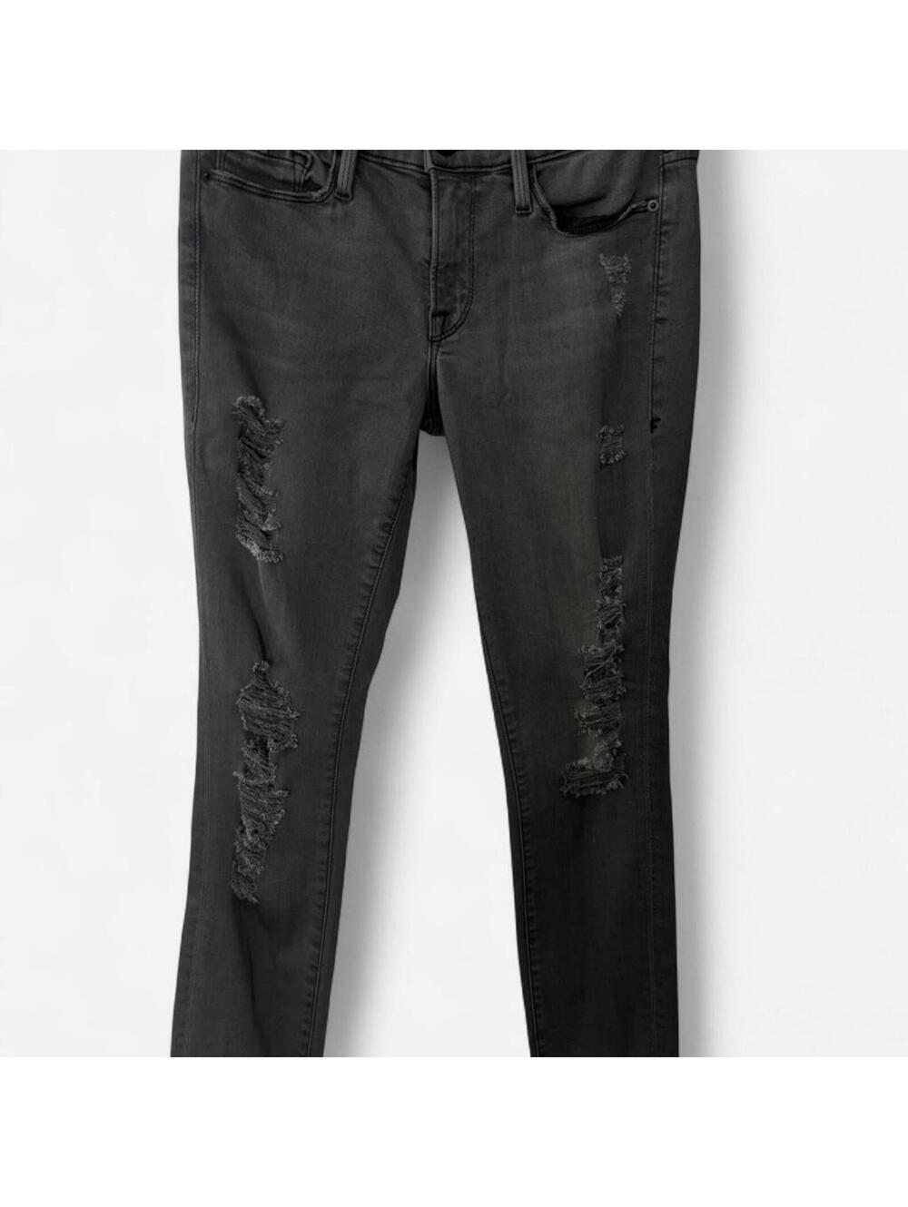 FRAME - Denim Le Skinny De Jeanne in Grey Shred